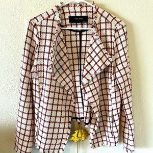 Zara open front blazer